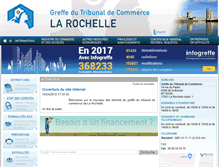 Tablet Screenshot of greffe-tc-larochelle.fr